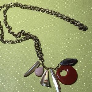 necklace with pendant charms